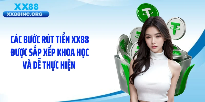 Các bước rút tiền XX88 được sắp xếp khoa học và dễ thực hiện 