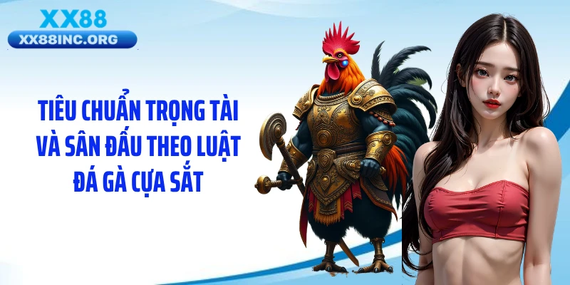 Tiêu chuẩn trọng tài và sân đấu theo luật đá gà cựa sắt
